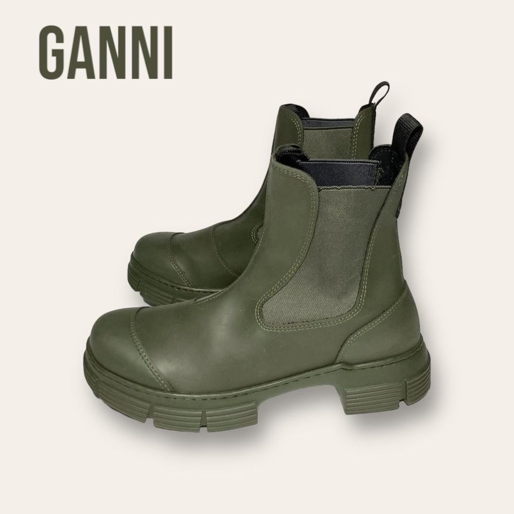 Ganni Size 8 Rubber City Boots